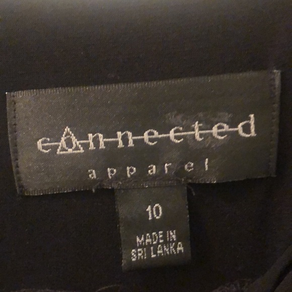 NWOT- size 10 black and polka dot swing dress - Picture 4 of 5